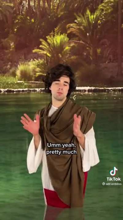 John the Baptist washes sins away