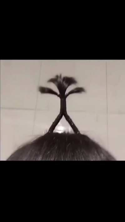 When you hair starts dancing