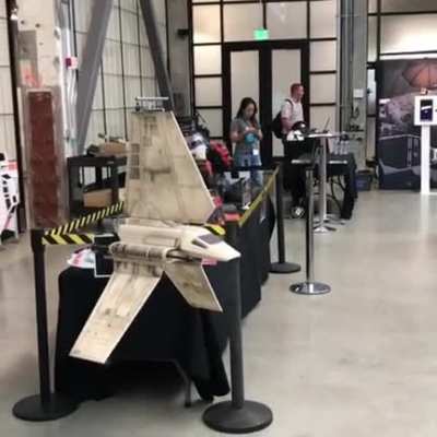 A Lambda class T4a shuttle was Darth Vader's personal transport. The Dark Lord traveled in style.