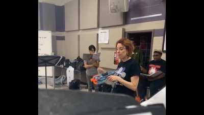 Teacher loses it