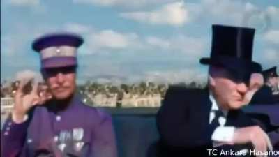 Mustafa Kemal Atat&uuml;rk ve Rıza Pehlevi 1934