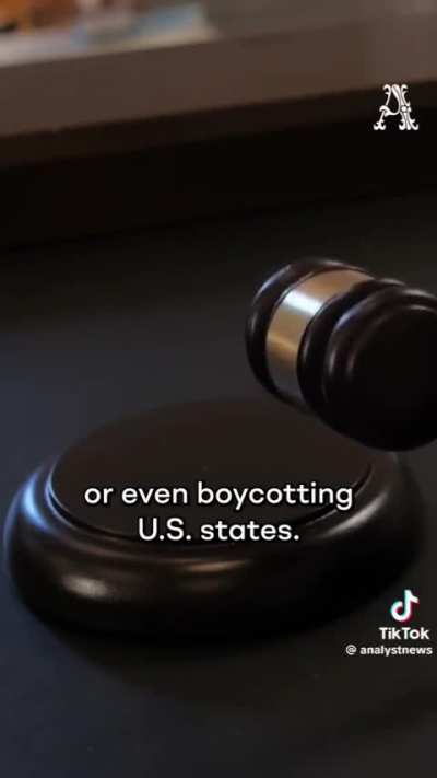 It&rsquo;s illegal to boycott Israel in 30+ U.S. States despite the Supreme Court&rsquo;s protections of Boycotts as an act of Free Speech.