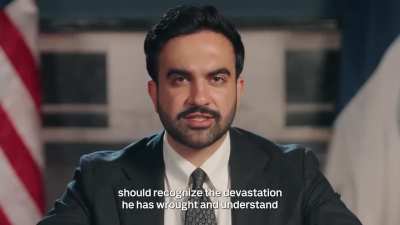 Zoran Mamdani has released video stating that after a review of legal avenues, New York City does ot have the legal authority to arrest Benjamin Netanyahu in accordance with the ICC's warrant if he comes to NYC. He calls on the federal government to join 