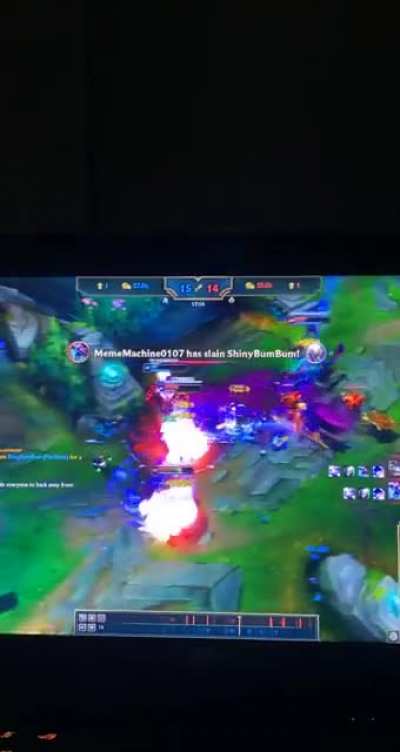 Breaking the barrier of sound, apologies for not screen recording it &amp;lt;3