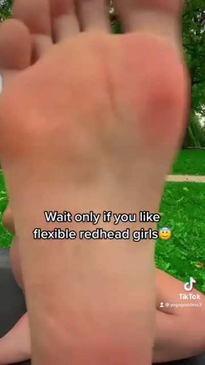 Cute redhead soles