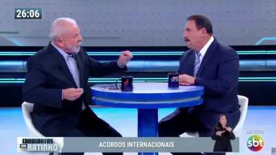 Lula fala sobre investimentos do BNDES em Cuba e Nicaragua na sabatina do Ratinho