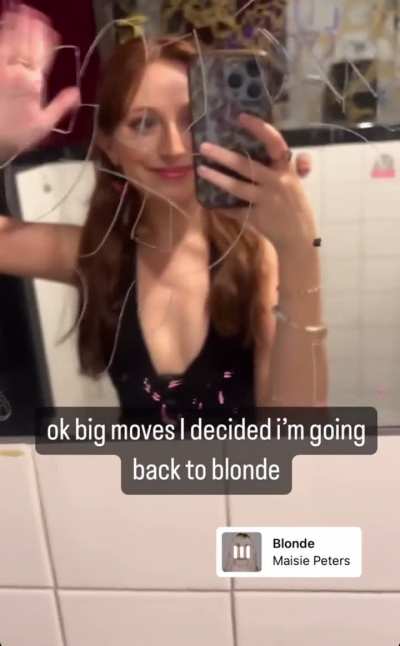 Blonde Ellie is Coming Back