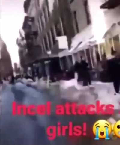 Incel rants and verbally attacks strangers in public