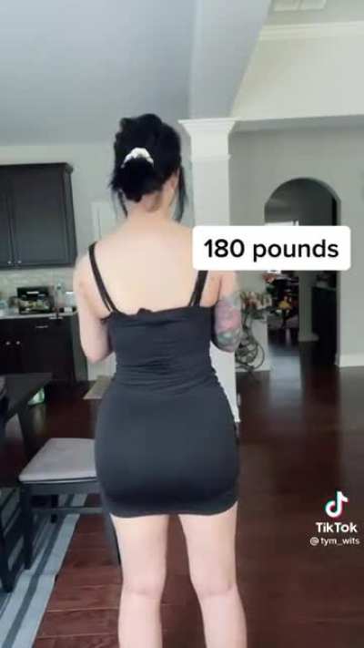 5’10” 180 lbs