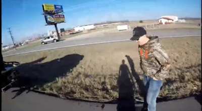 Guy decides not to pay attention, gets pulled over.