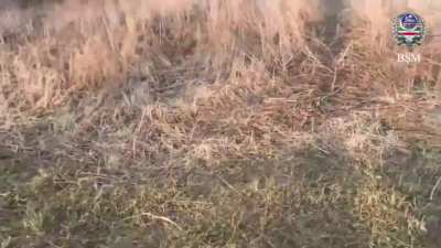 Sheikh Mansur Battalion technical firing on Russian position, Zaporizhzhia direction