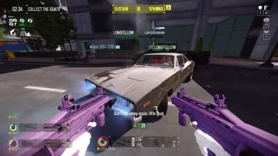 Me and my friends were doing goat simulator normal just for the escape achievement, it went from goat simulator to beneath the mountain real fast.