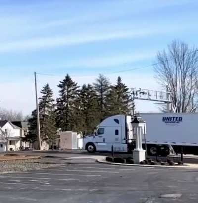 That poor truck never had a chance