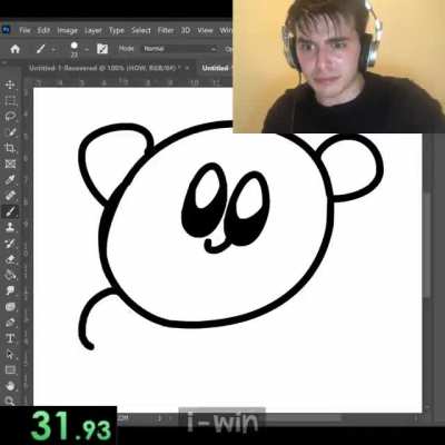 Drawing kirby speedrun any%