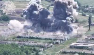 Ukrainian Su-27 dropped GBU-62 bombs on the position of a Russian military unit