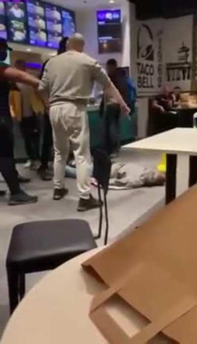 To try and assault a Taco Bell employee