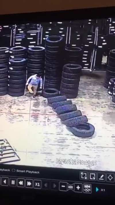 HMJB while I knock over these tires.