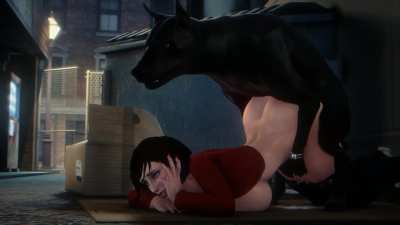 Elizabeth gets dicked down good in an alleyway by stray dog (noname55) [Bioshock Infinite]