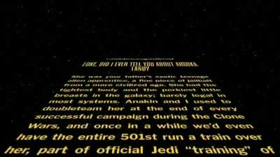 Luke, did I ever tell you about Ahsoka Tano?