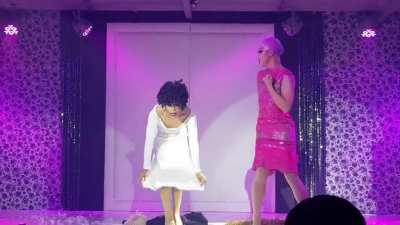 What if Shea did this during her lipsync against Sasha in the grand finale of season 9? (These are Gigi &amp;amp; MC from O Bar, Philippines; video credits to Rocky Sunico via Youtube)