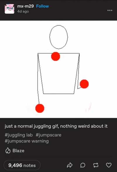 Perfectly normal juggling pattern