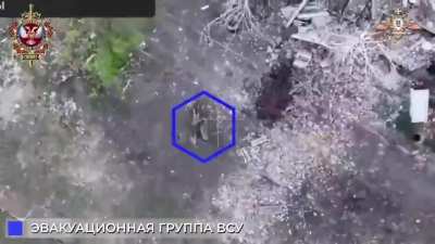 Russian drone hits multiple Ukrainian soldiers with two grenades at Chasiv Yar