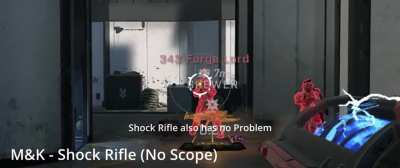 Further Analysis: On M&amp;amp;K the NoScoped Sniper has negative Aim Assist, making you unable to aim at a target