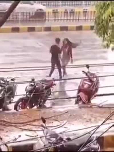 Somewhere in Indore... BTW Ek aesi baarish mein saath nachne wali to me bhi deserve krta hu...
