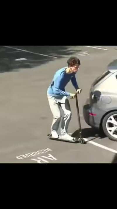 Person performing a 