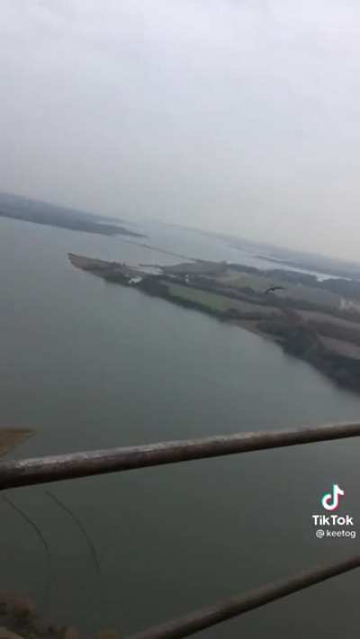 700 feet and I got a pissed off falcon