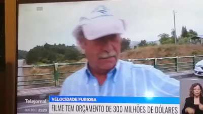 Conhece o principal (Vin Diesel)? R: N&atilde;o, nunca andamos nos copos, lol