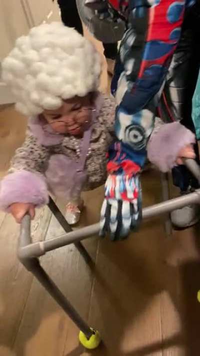 HAPPY HALLOWEEN! My daughter last year, 2019. She was on her way to catch that early bird special!