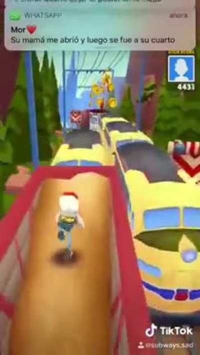 Lo hizo perder en Subway surfers
