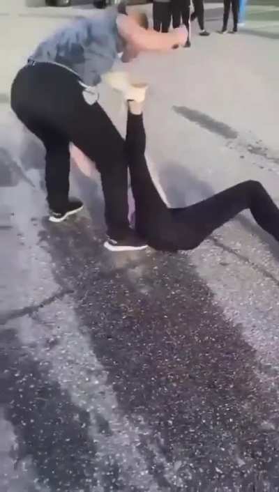 quick beatdown for talkin' shit