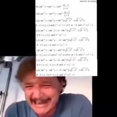 Pedro Pascal laughing meme
