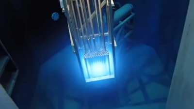 This is how a Nuclear Reactor starts. Fact: This is the "blue flash" Hisashi Ouchi saw before going through a walking nightmare.