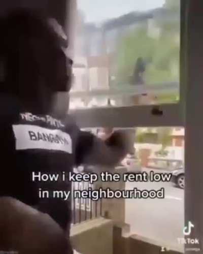 Renter fires gun out window in feeble attempt to lower the rent 🙄