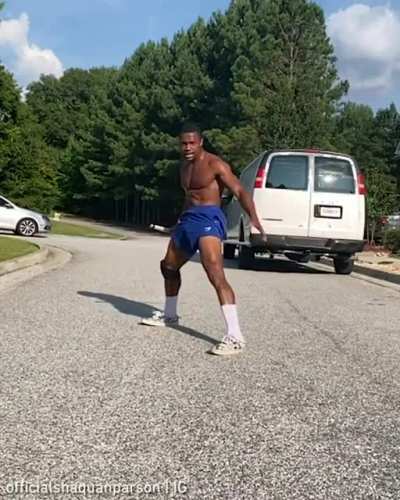 He's learnt the samurai moves