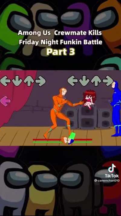 Among Us Crewmate Kills Friday Night Funkin Battle