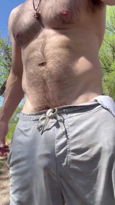 Out for a walk, enjoying all the stares I’m getting