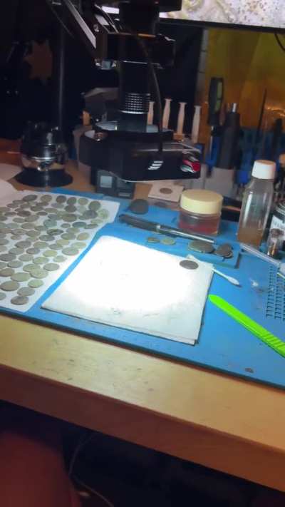 I need to chop up my unboxing video, it&rsquo;s too long, but here&rsquo;s some examples of the bulk lot of uncleaned coins I purchased.