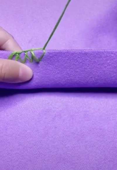 A handy sewing technique