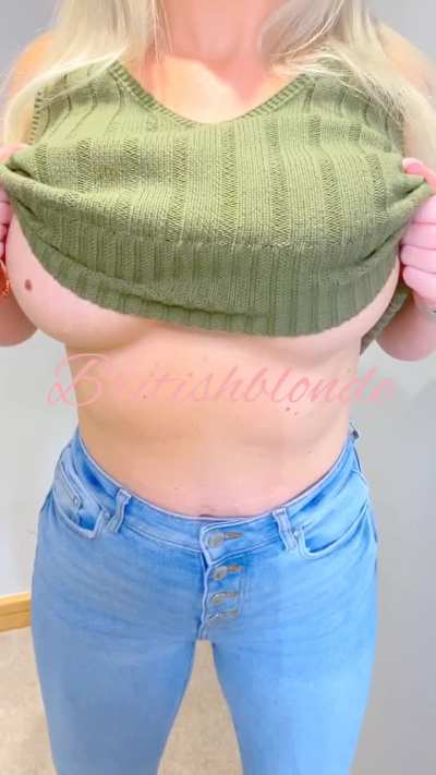 First ever titty drop!! How&rsquo;s my big bouncy British tits? [42]