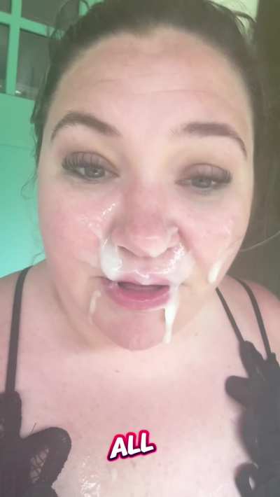 Aly&rsquo;s cum covered walk to the mailbox 