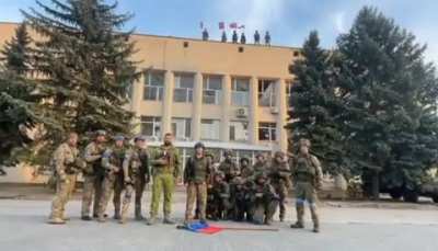 It's official. Lyman has been completely liberated by the Ukrainian military. The F&uuml;hrer will be livid about this.