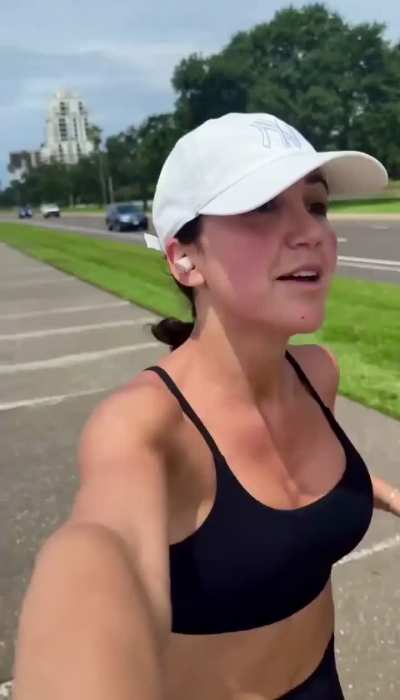 Kat Running In Slow Motion