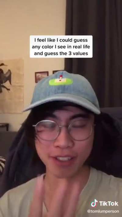 Mad lad correctly guess rgb code