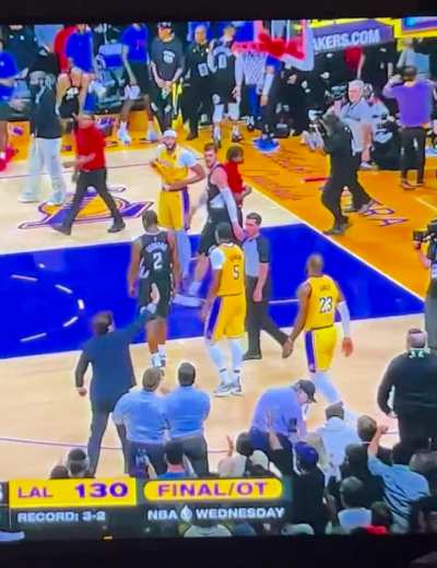 To high five Lebron James