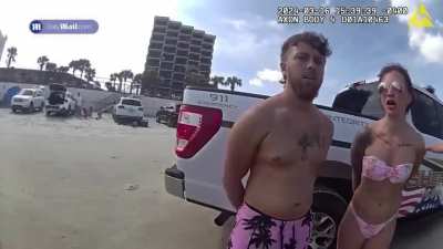 Couple arrested in Florida after losing their child at a beach and being drunk