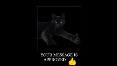 Meiaum pediu, e eu fiz (your message is approved 👍)